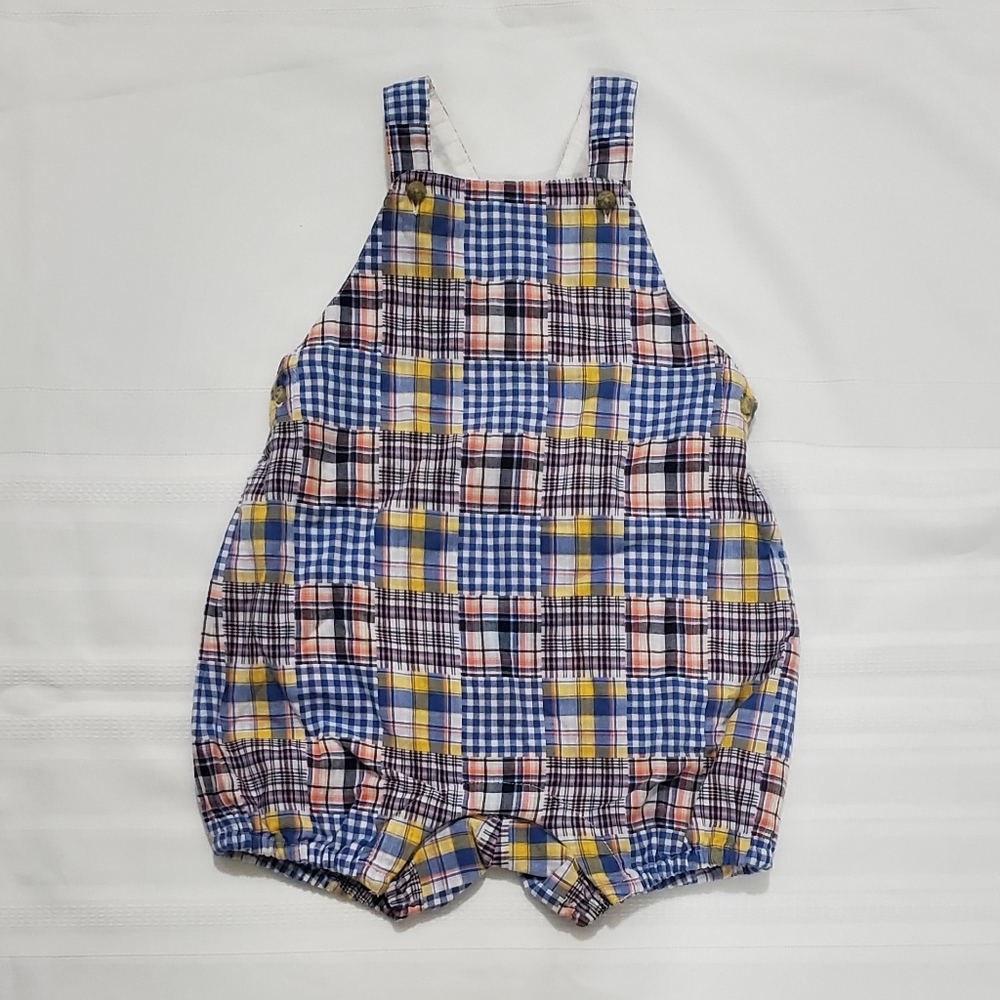 NWT Janie and Jack Baby Boy Overall Shorts